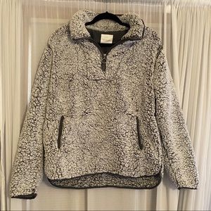 Thread & Supply Wubby Fleece Gray Pullover